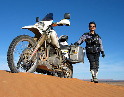 Hiroyuki Nagahara at SAHARA desert